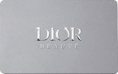 carte cadeau dior